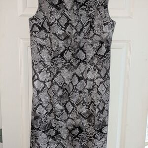 Snake Print Dress AGB Size 10